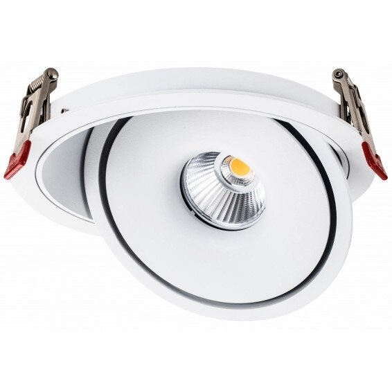 LED Downlight, Round, White, Rotatable, 30W, CCT