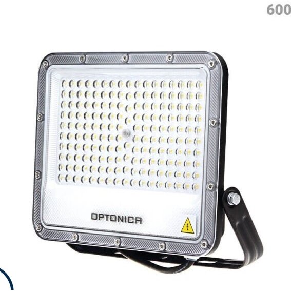 LED prožektorius, juodas, 100Lm/W, 100W, šilta balta šviesa 1 LED prožektorius, juodas, 100Lm/W, 100W, šilta balta šviesa 1