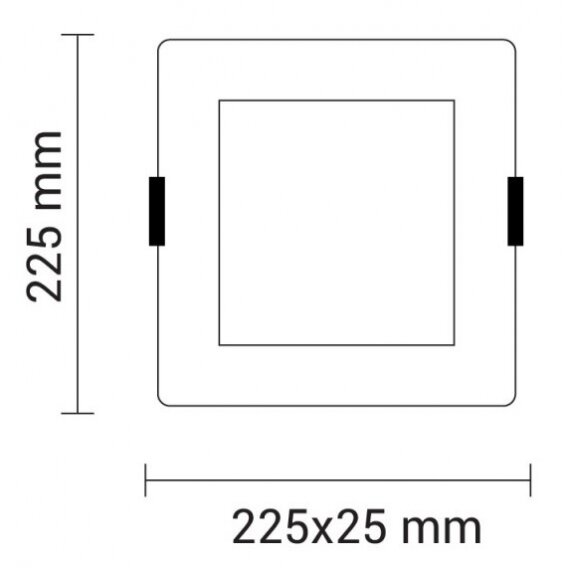 LED Built-In Module, Square, 18W, Neutral Light 2