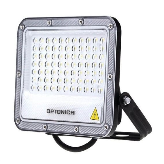 LED prožektorius, juodas, 100Lm/W, 50W, šalta balta šviesa 1 LED prožektorius, juodas, 100Lm/W, 50W, šalta balta šviesa 1