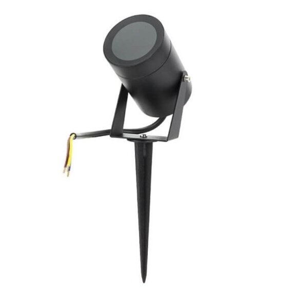 LED Spike Light, Lampholder, GU10, Black