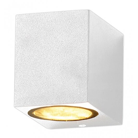 LED Wall Lamp, White, Square, 1 Socket, Max 35W