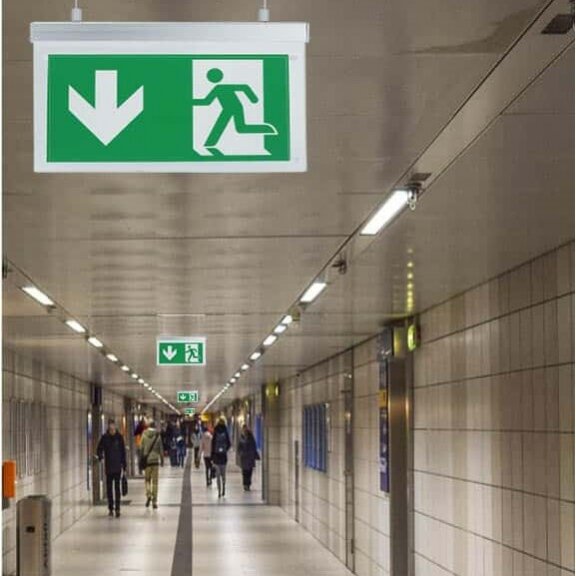 LED Hanging  Emergency Exit Light, 2W, 3 Hours, White Light 4