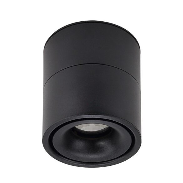 LED Downlight, 12W, Black, Adjustable, Warm Light 1
