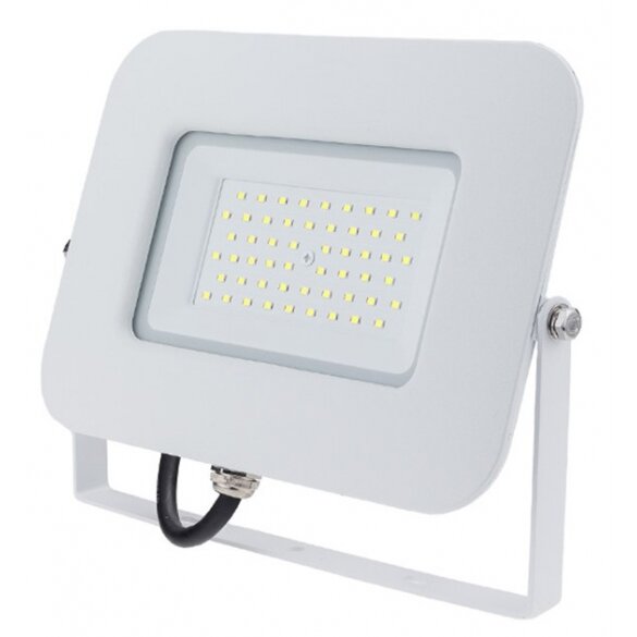 LED Floodlight, White, Premium Line, 5 Years Warranty, 50W, Warm Light