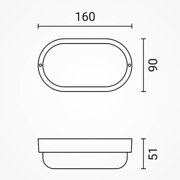 LED Surface Ceiling, 8W, Neutral Light 4