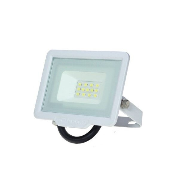LED Floodlight, White, City Line, 10W, White Light