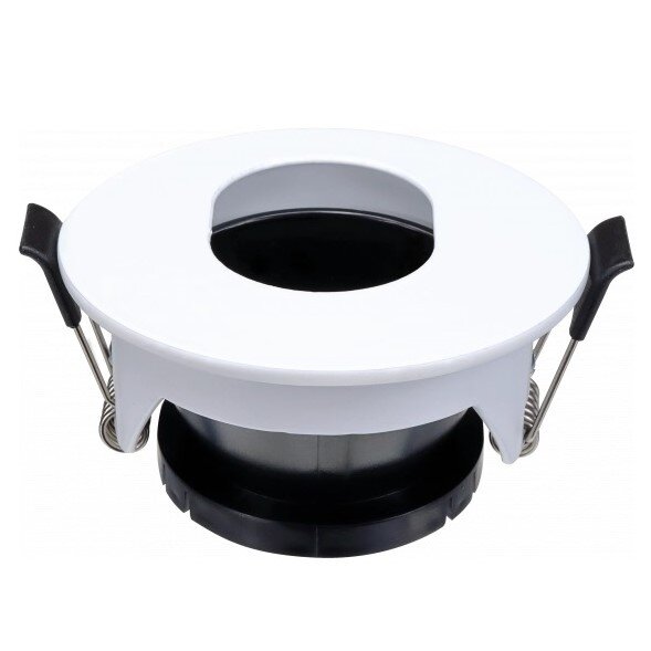 LED Spotlight Fixture, Round, White, Oval 1