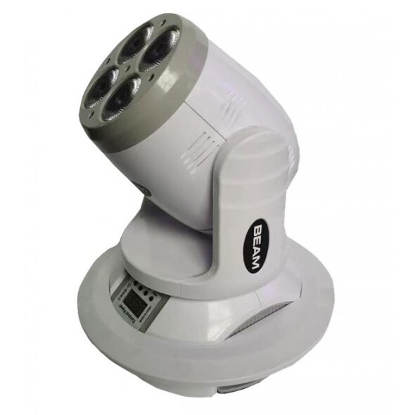LED spindulio, judantis prožektorius, 100W, mini, 4 LED'ai