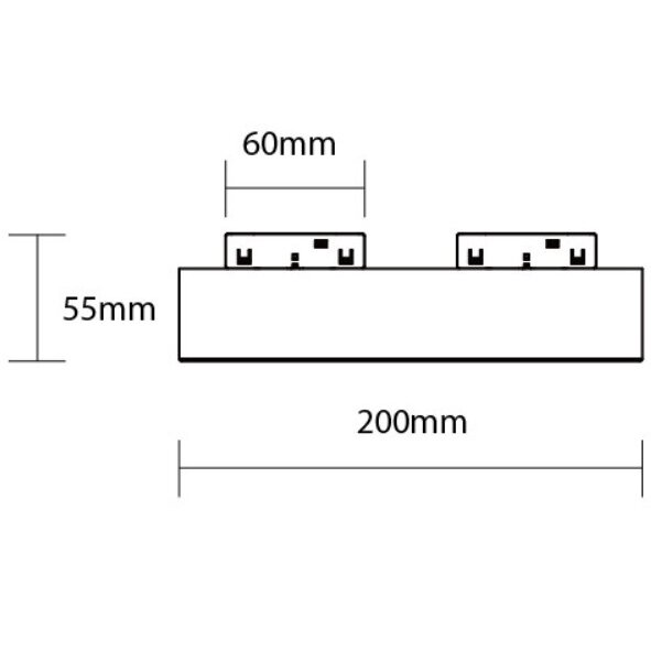 LED Magnetic Wall/Ceiling Light M05, 48V, 20W, Neutral Light 1