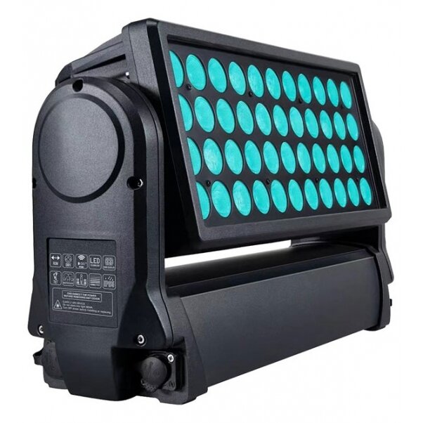 LED prožektorius sienai, 44x10W, RGBW, vandeniui atsparus, 4in1