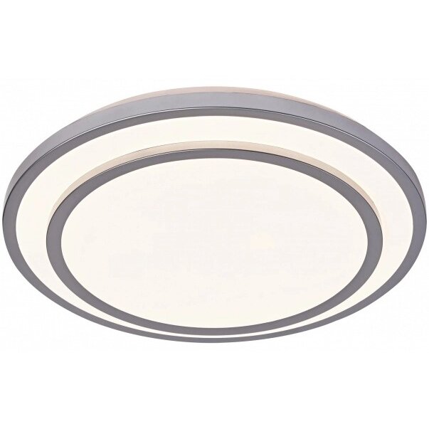 LED Ceiling Light, 12W, White/Silver, CCT Light