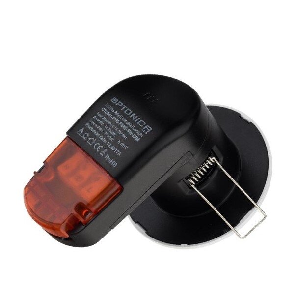 LED Fire Rated Fixture, Interchangeable Bezel, 6W, Warm Light 2