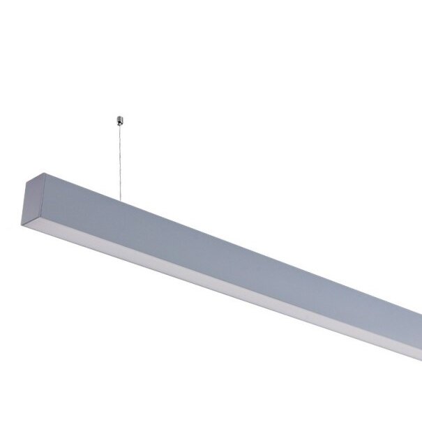 LED Linear Suspended Light, Linkable, 40W, Silver Body, 5 Years Warranty, Neutral Light 1