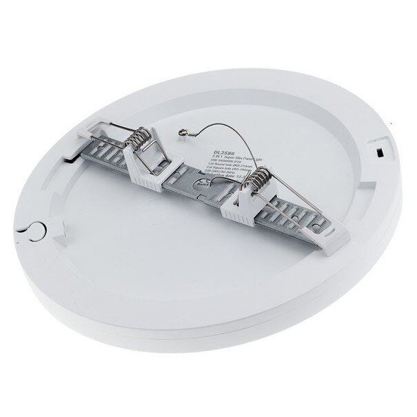 LED paviršinė panelė, apvali, plona, 18W, CCT šviesa 2