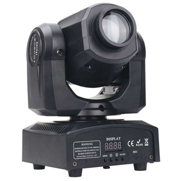 LED Spot Moving Head, 30W, Remote Control 1