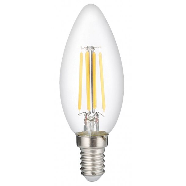 LED Bulb E14 C35 6W, Warm Light