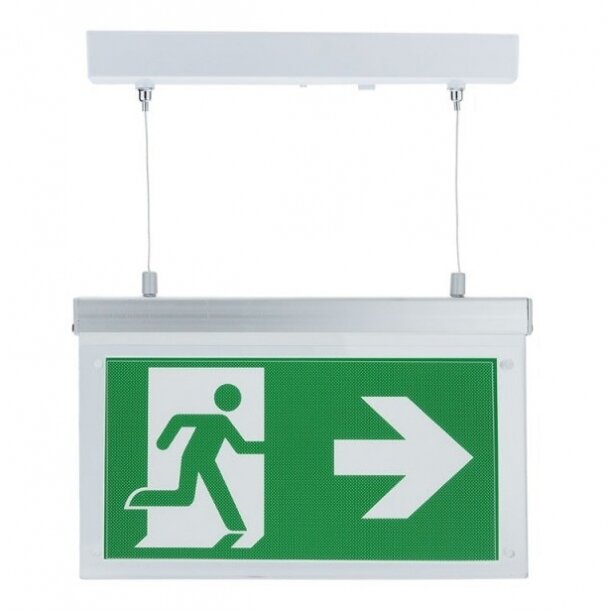 LED Hanging  Emergency Exit Light, 2W, 3 Hours, White Light 2