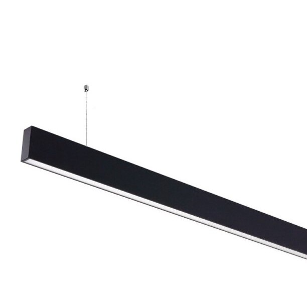 LED Linear Suspended Light, UP-Down, Non-Linkable, 50W, Black Body, Neutral Light 1