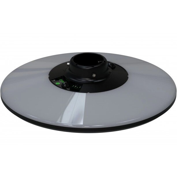 LED Solar Garden Lamp, Black, 2.5m Pole, Water Tank, Remote Control, CCT 4