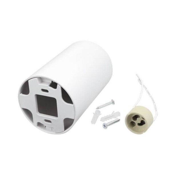 LED taškinis šviestuvas, 10W, apvalus, plastikinis, baltas 2