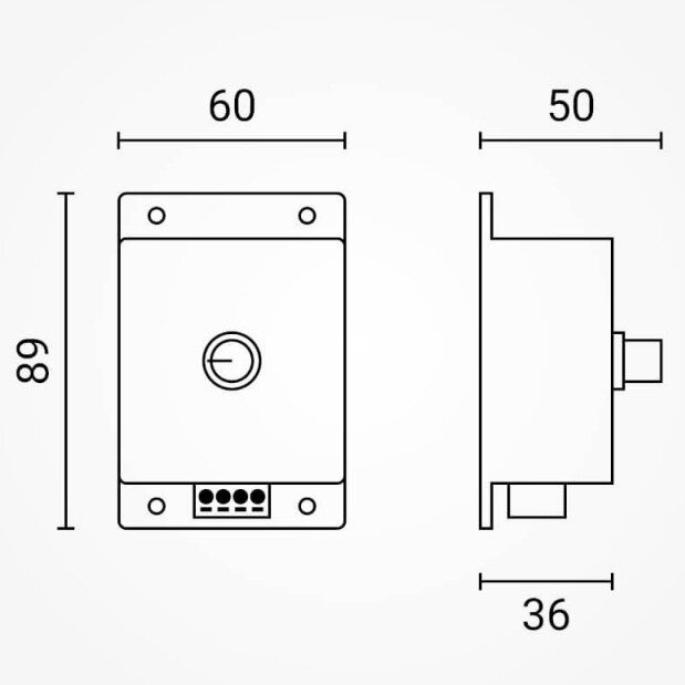 LED Rotated Dimmer, 12-24V, 96W 2