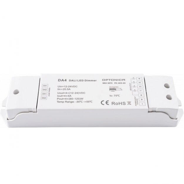 LED DALI Dimmer, 12-24V, 480W, 5 Years Warranty 1