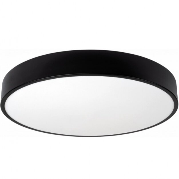 LED Ceiling Light, Black Body, Round, 30W, Neutral Light