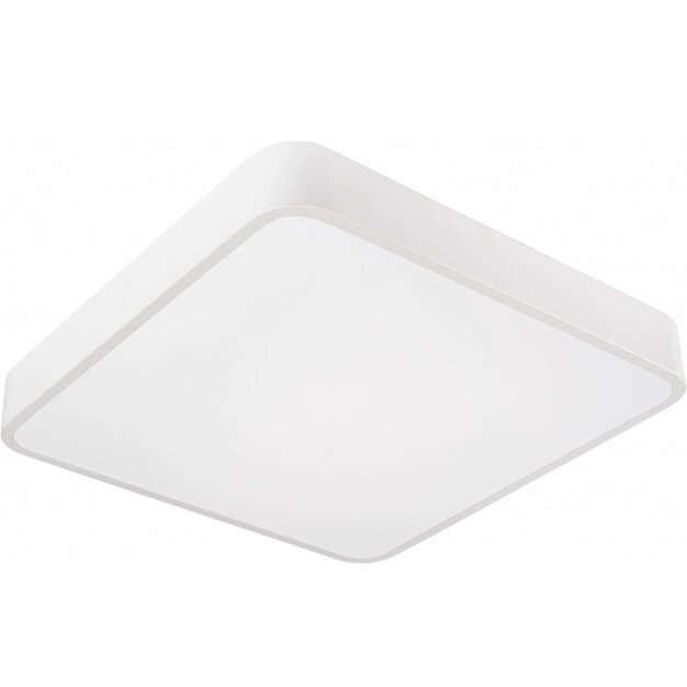 LED Ceiling Light, White Body, Square, 30W, Neutral Light