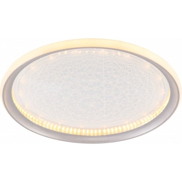 LED lubų šviestuvas, 42W, sidabrinis, dimeriuojamas, nuotolinis valdymas, CCT 2 LED lubų šviestuvas, 42W, sidabrinis, dimeriuojamas, nuotolinis valdymas, CCT 2