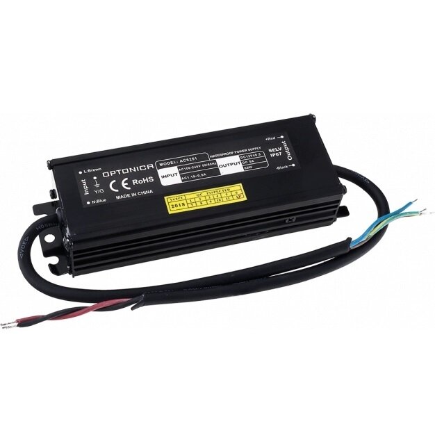 LED Waterproof Power Supply, IP67, 12V, 60W 1