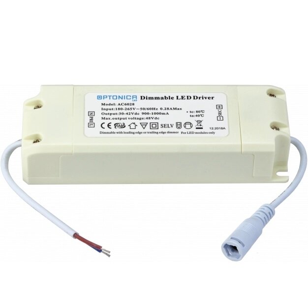 LED Dimmable Driver, 30-42V, 45W 1