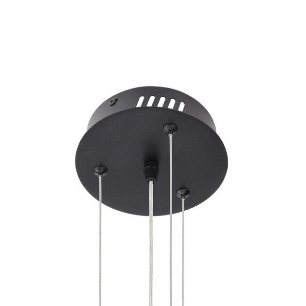 LED lubų šviestuvų tvirtinimo detalės, juodos, šviestuvams kodais 12851-12860 1