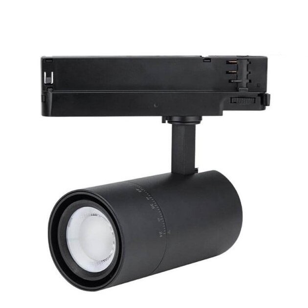 LED bėginis šviestuvas, 3F, 20W/25W/30W, 90Lm/W, juodas, CCT spalvos 1