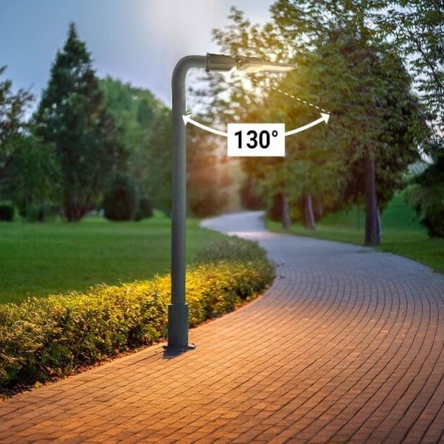 LED gatvės šviestuvas, reguliuojamas spindulys, 3 metai garantija, 50W, šalta balta šviesa 4 LED gatvės šviestuvas, reguliuojamas spindulys, 3 metai garantija, 50W, šalta balta šviesa 4