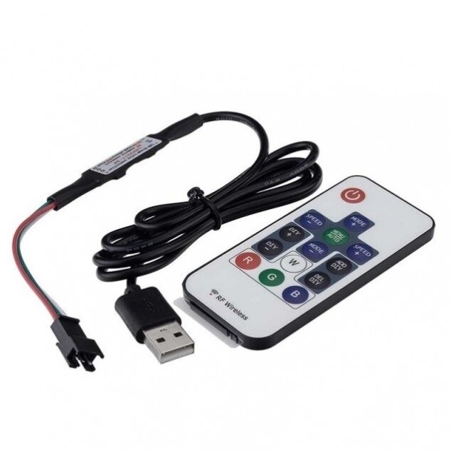 LED Digital Strip Controller, 5V, with Remote Console, 14 Buttons 1