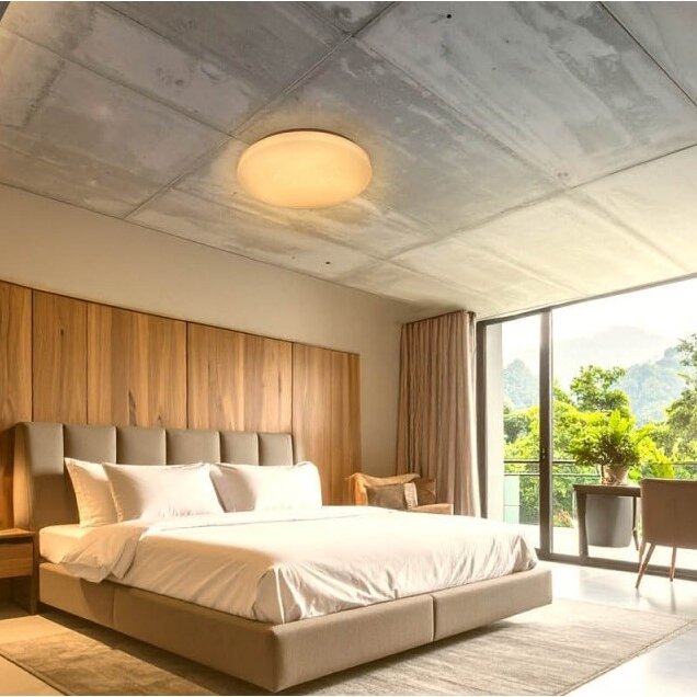 LED Ceiling Light, 24W, DIP-Switch, Star Cover, CCT 4