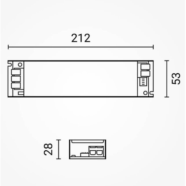 LED Strip Power Supply, 200W, 24V, 8.3A, Noiseless 3