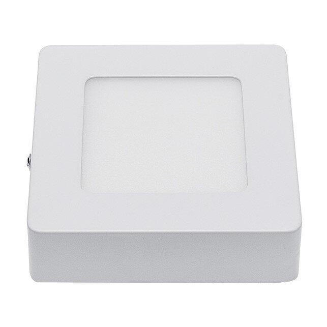 LED paviršinė panelė, kvadratinė, 5 metai garantija, garantija, 6W, šalta balta šviesa LED paviršinė panelė, kvadratinė, 5 metai garantija, garantija, 6W, šalta balta šviesa