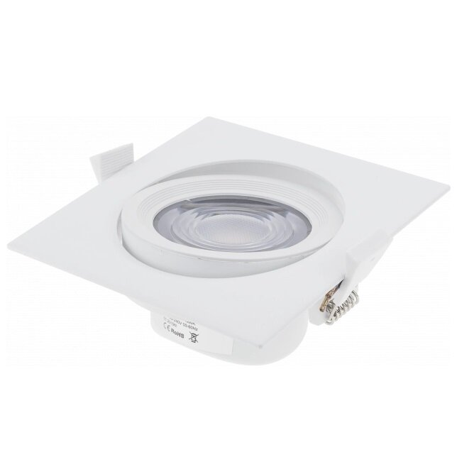 LED Downlight, Square, Rotatable, 10W, Neutral Light 1