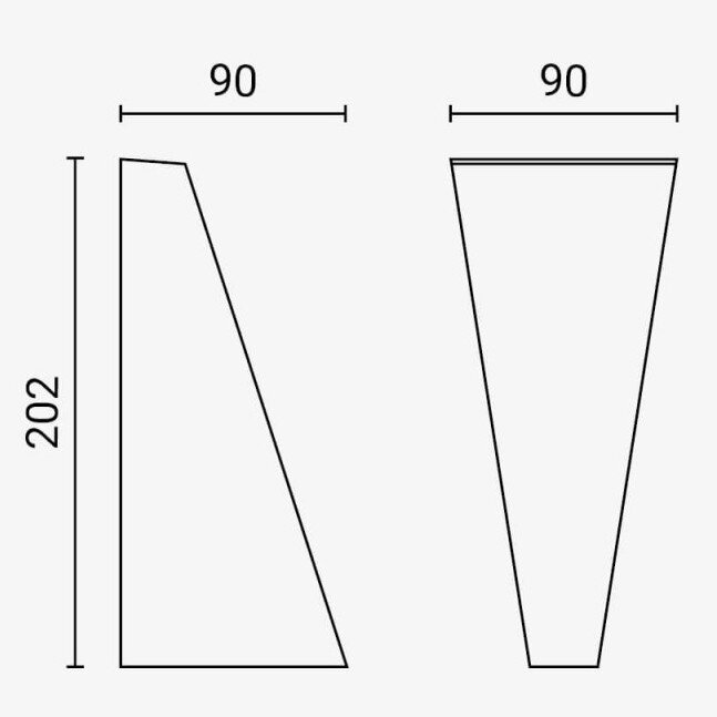 LED sieninis šviestuvas, pilkas, 6W, neutrali balta šviesa 3