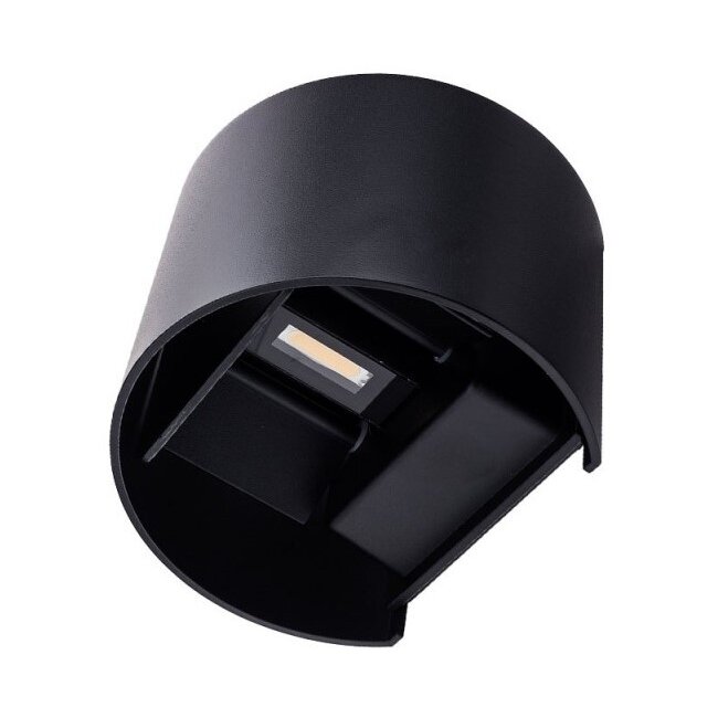 LED Wall Light, Black, Round, Adjustable Beam, 6W, Warm Light 4
