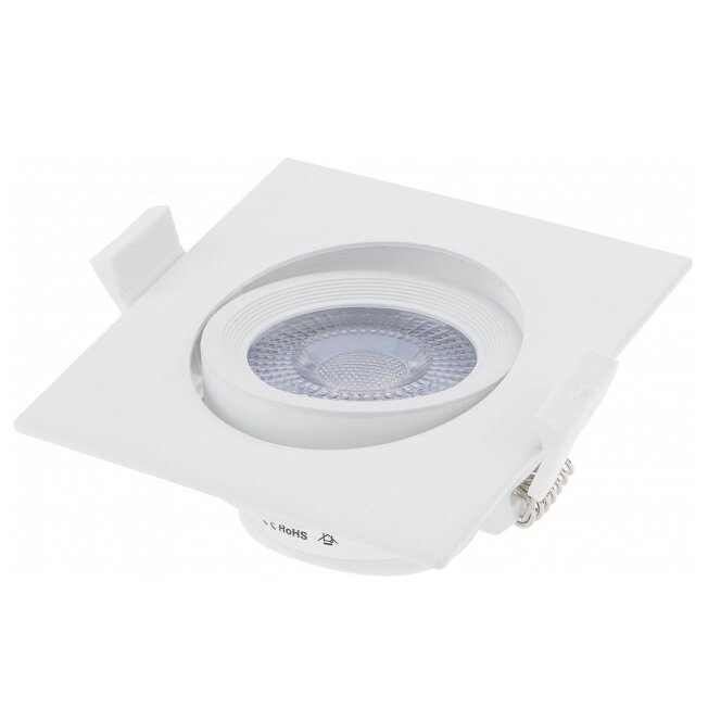 LED Downlight, Square, Rotatable, 7W, Warm Light 1