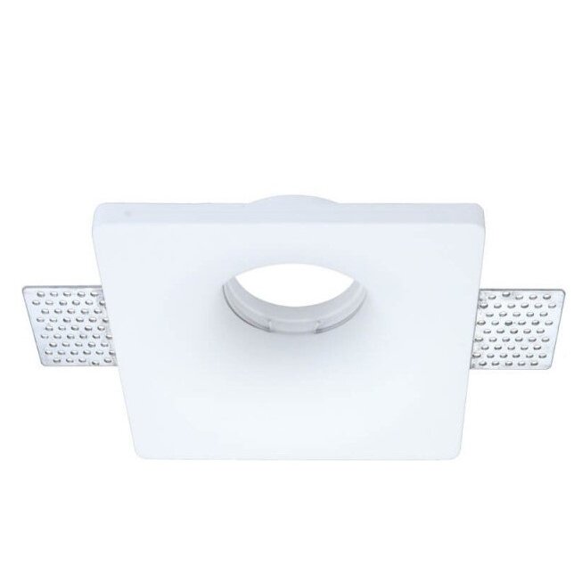 LED lubų šviestuvas, kvadratinis, gipsinis, apvalus 2
