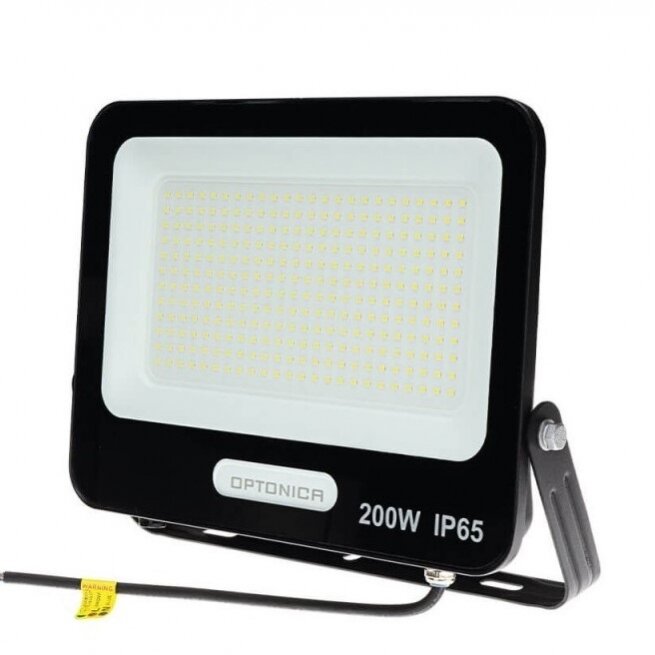 LED prožektorius, juodas, 90Lm/W, 200W, šalta balta šviesa 1