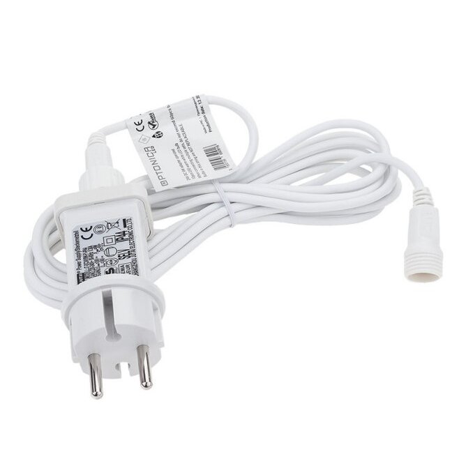 LED Outdoor String Light, White, 8m, 10Pcs., 3W, Warm Light 4
