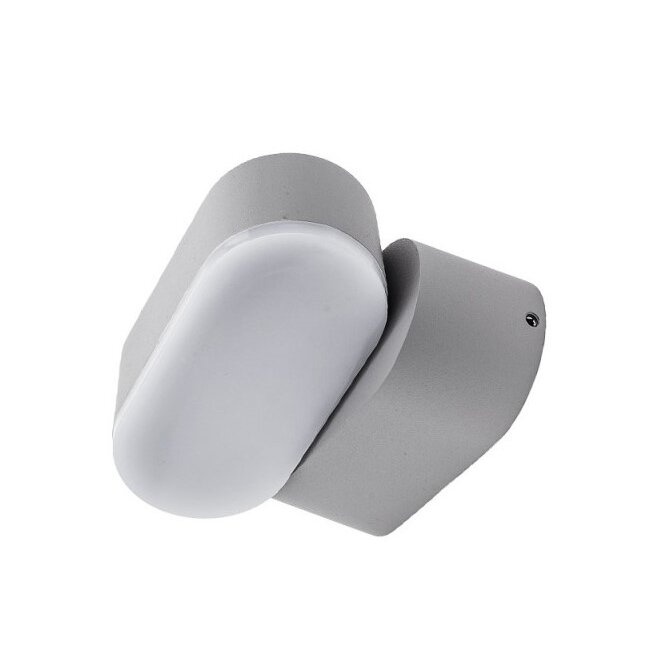 LED Wall Light, Grey, Rotatable, 6W, Warm Light 3