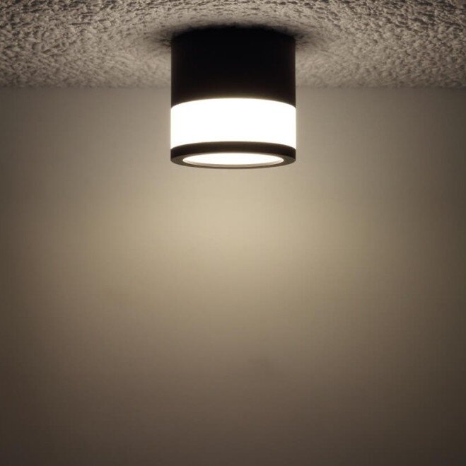 LED Surface Downlight, 7W, Round, Black 2