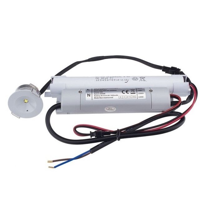 LED Emergency Light, 3W, 67Lm/W, 3 Hours, White Light 1