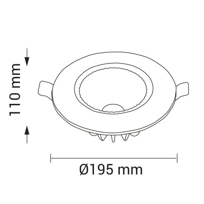 LED taškinis šviestuvas, TUV sertifikuotas, 40W, neutrali balta šviesa 2 LED taškinis šviestuvas, TUV sertifikuotas, 40W, neutrali balta šviesa 2